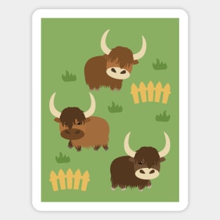 Yak Ranch Magnet